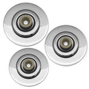 3 Coperchi Magici Antiodore Cooker Ventur Magic in Acciaio Inox 26, 30, 34 Cm Beige-5