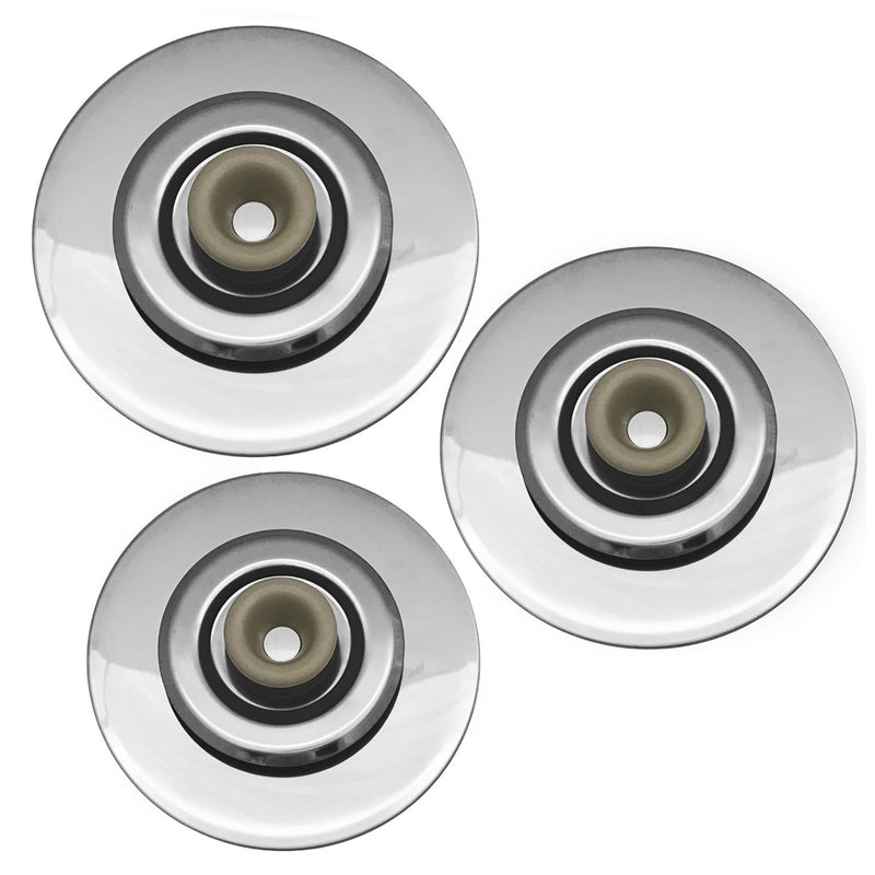 3 Coperchi Magici Antiodore Cooker Ventur Magic in Acciaio Inox 26, 30, 34 Cm Beige-5