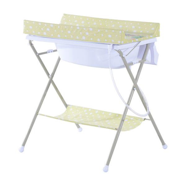 Table à langer pliante polyvalente avec baignoire pour bébé en plastique non toxique 85x70x92 cm sconto