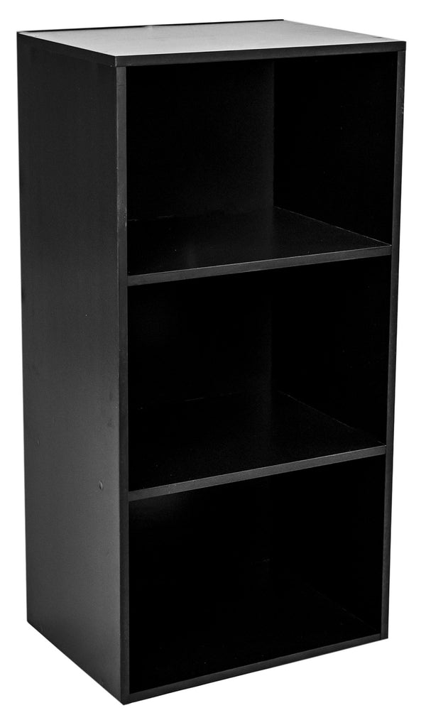 acquista Bibliothèque Modulable 3 Étagères 40x29,5x80 cm en Bois Noir