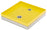 Base Portaciottolo per Fontane 40x40x8 cm in Metallo con Base in Cemento Belfer 42/BSE/10 Giallo