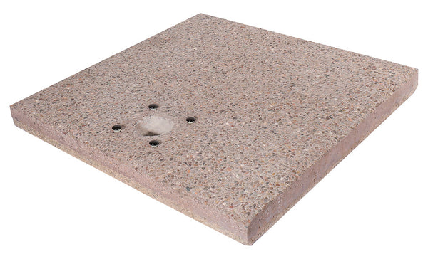 Socle carré 40x40x5 cm pour fontaine avec petite virole en ciment Belfer 42/BSE/2 sconto
