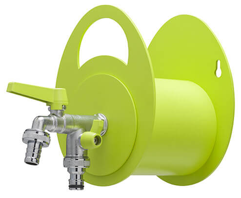 prezzo Belfer 42/MU Support de tuyau mural en métal vert acide avec robinet à double sortie