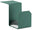 Portatubo Quadrato per Fontane da Giardino in Ferro Antiruggine Belfer 42/PGQ Verde