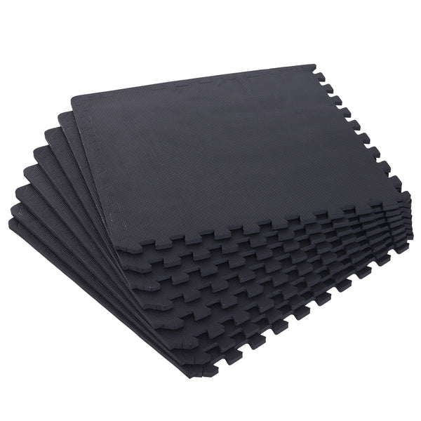 online Puzzle Mat 8 pièces 63x63 cm en EVA souple noir