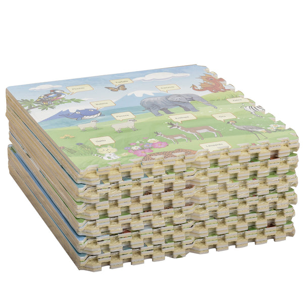 prezzo EVA Puzzle Mat 24 pièces 61x61 cm Multicolore