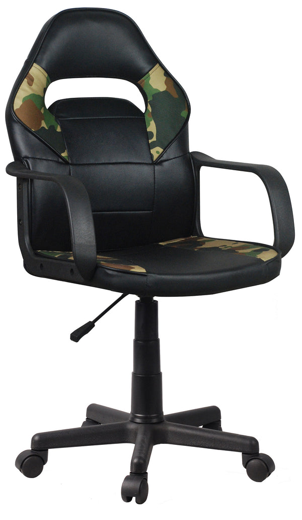 prezzo Chaise de bureau opérationnelle 59x55x106 cm en PVC noir