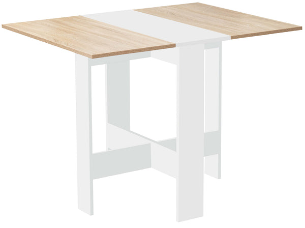 acquista Table Pliante 103x76x75 cm en Aggloméré Blanc