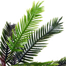 Pianta Artificiale Palma Cycas da Interno e Esterno H123 cm con Vaso Verde-7