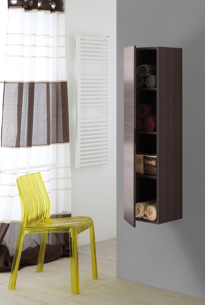 Mobile da Bagno Pensile in Mdf Marrone 120X30X30 Cm-4