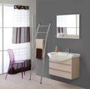 Mobile da Bagno Sospeso Rovere Chiaro Composizione Bagno 80Cm Magnum-4