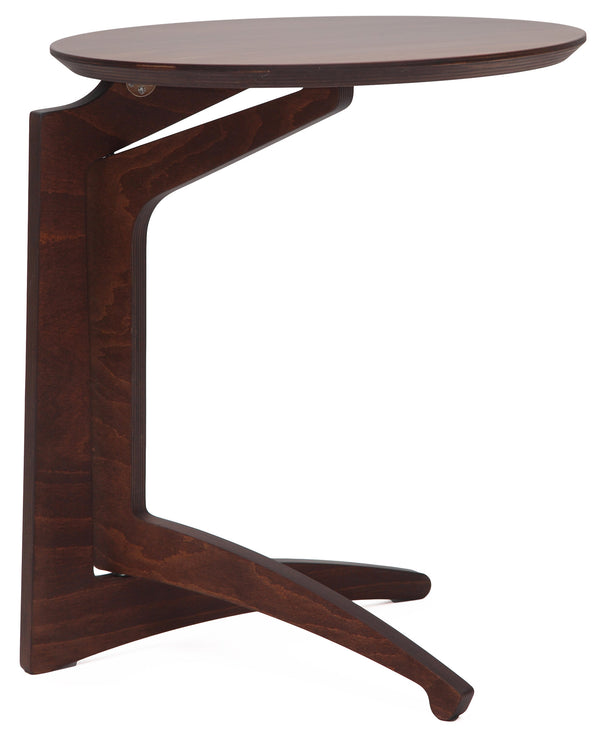 Table Basse Pliante Ø43x51 cm en Bois de Noyer online