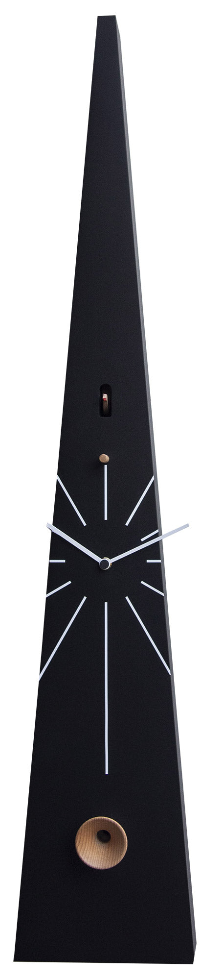 Horloge Coucou Murale 17,5x90x12 cm Pirondini Italia QQ Tall 502 Noir online