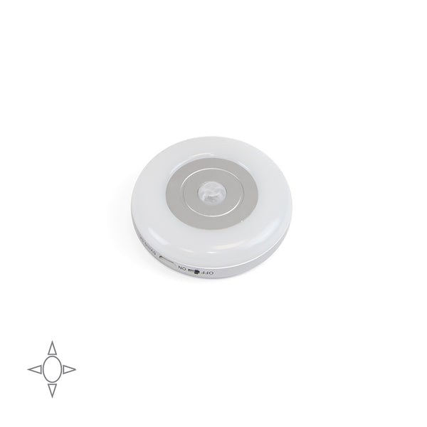 sconto Emuca LED sous armoire lampe avec batterie rechargeable avec détecteur de mouvement 1W lumière blanche naturelle