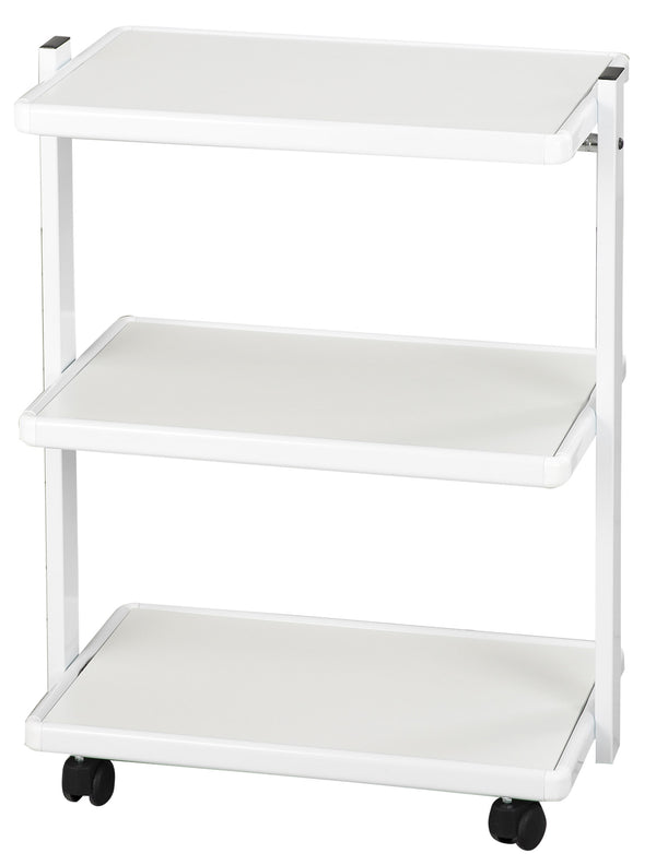 Chariot à instruments 3 plateaux en acier Nasti blanc acquista