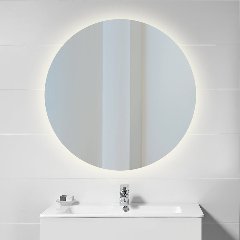 Specchio da Bagno Cassiopea con Illuminazione Led Imballo 1 Pezzo Alluminio e Vetro Emuca-7