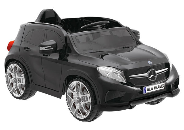 Véhicule électrique porteur pour enfants 12V sous licence Mercedes GLA 45 AMG Noir sconto