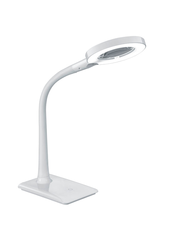 Lampe de table LED d'intérieur en plastique blanc online