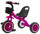 Tricycle pour enfants en métal avec pédales et panier Kidfun Tricygò Violet