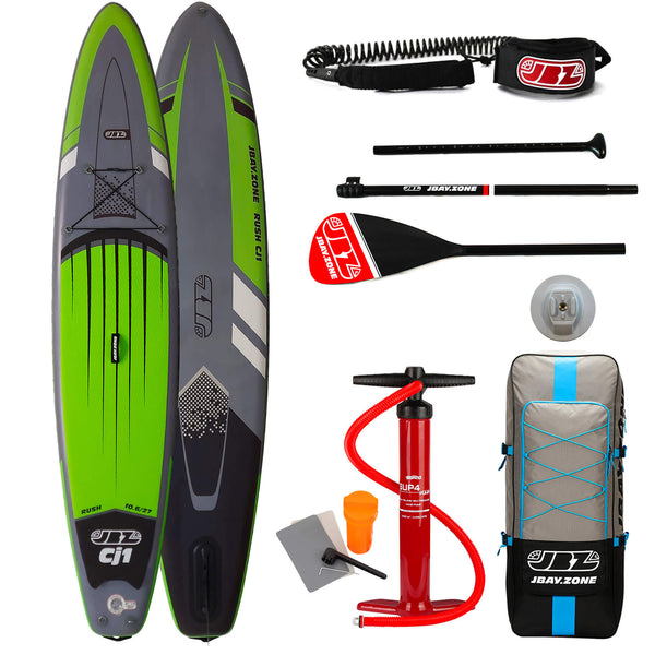 SUP Stand Up Paddle Board Gonflable 320x68,5x15 cm avec Sac à Dos Paddle et Accessoires Jbay.Zone Rush CJ1 online