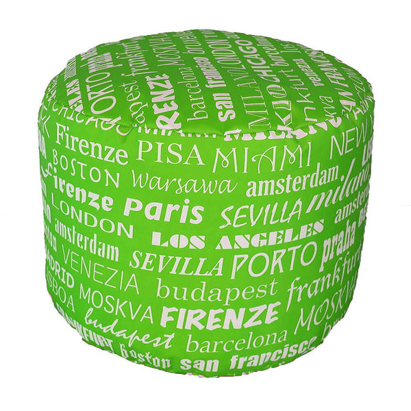 prezzo Fauteuil poire en polyester vert Big City d'Avalli