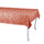 Tovaglia Rettangolare 140x180 cm in Cotone 180 GSM Tessuto Wild Rose Rosso Mattone