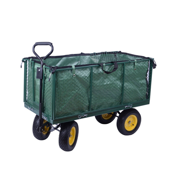 Chariot Chariot à Main pour Jardinage en Acier 128x62x84 cm online