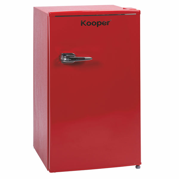 prezzo Réfrigérateur Vintage 1 Porte 90 Litres 60W Classe A+ Kooper Rouge