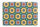 Lot de 6 sets de table 43x28 ​​cm en plastique VdE Tivoli 1996 Marrakech Multicolore