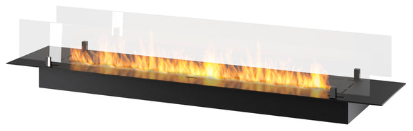 Bruciatore a Bioetanolo da Incasso 150x32x15 cm Insert Black 1500 Nero con Vetro online