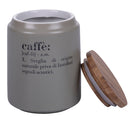 Barattolo Caffè con coperchio bamboo 800 ml in Gres Villa D’este Home Tivoli Grigio-3
