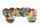 Service de Table 18 Pièces en Porcelaine et Grès Multicolore VdE Tivoli 1996 Rainure Perroquet