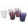Ensemble de 6 verres à eau Cancun Provence en verre violet Villa d'Este Home Tivoli