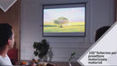 Ecran de Projection 100 Pouces Motorisé Home Cinema Blanc