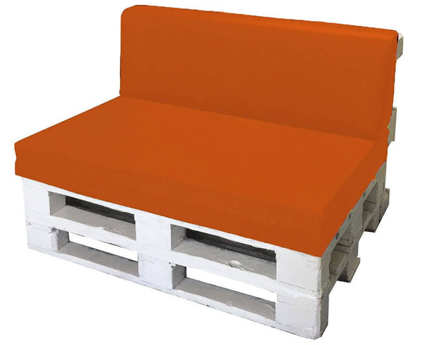 prezzo Coussins pour Palettes 120x80cm Assise et Dossier en Polyester Avalli Orange