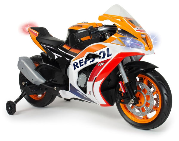 Moto électrique pour enfants 12V Repsol Blanc et Orange acquista