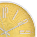 Orologio da Parete Ø30 cm in Plastica Giallo-3