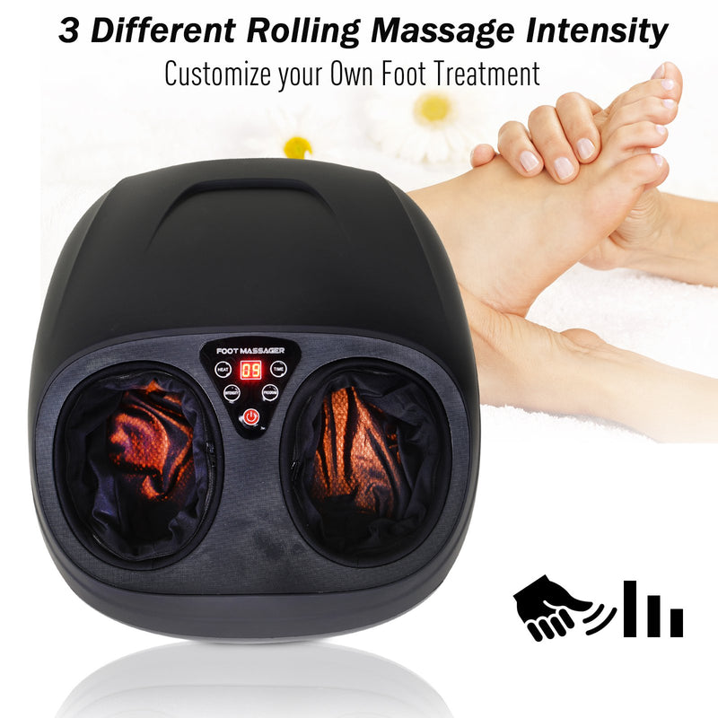 Massaggiatore Elettrico per Piedi con Calore e 3 Livelli di Intensità -6