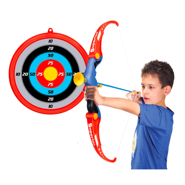 Arc pour enfants 66 cm avec cible et 3 flèches à ventouse sconto