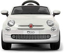 Macchina Elettrica per Bambini 12V Fiat 500 Bianca-2