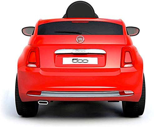 Macchina Elettrica per Bambini 12V Fiat 500 Rossa-3
