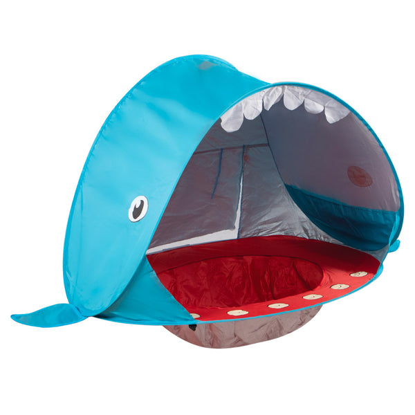 Tente de jeu pour enfants 120x83x70 cm avec piscine baleine bleue sconto