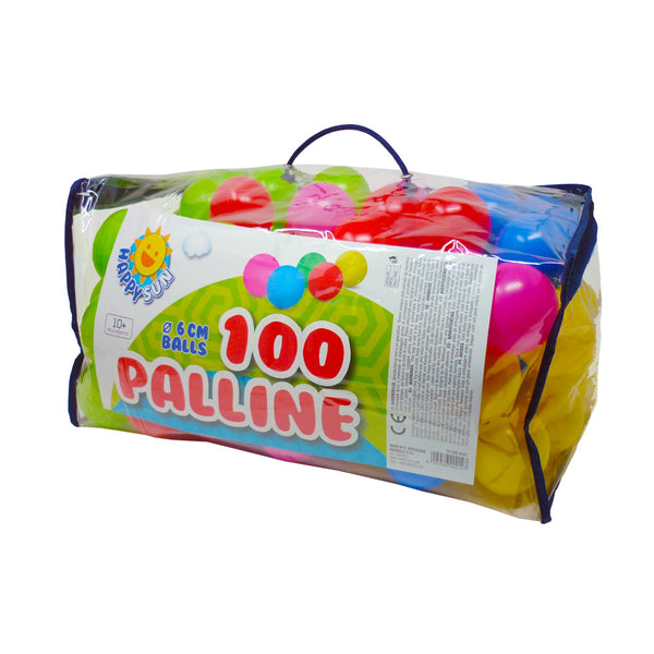 prezzo Sachet de 100 balles Ø 6 cm en plastique souple multicolore