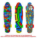 Skateboard con Tavola 57 cm in PP Kolor Multicolore-5