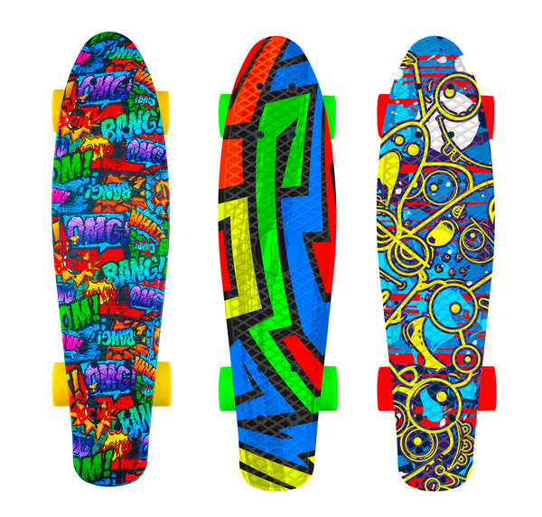 Skateboard con Tavola 57 cm in PP Kolor Multicolore online