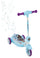 Trottinette électrique à 3 roues pour enfants avec lanceurs de bulles et licence Disney La Reine des Neiges