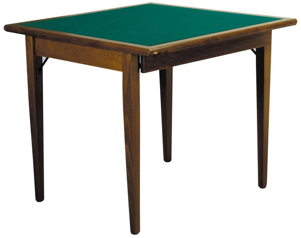 Table de Jeu Pliante Carrée 90x90 cm en Bois avec Drap Vert du Forgeron Poker acquista