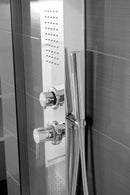 Colonna Doccia Idromassaggio in Acciaio Inox Cromato Feridras Infinity-3