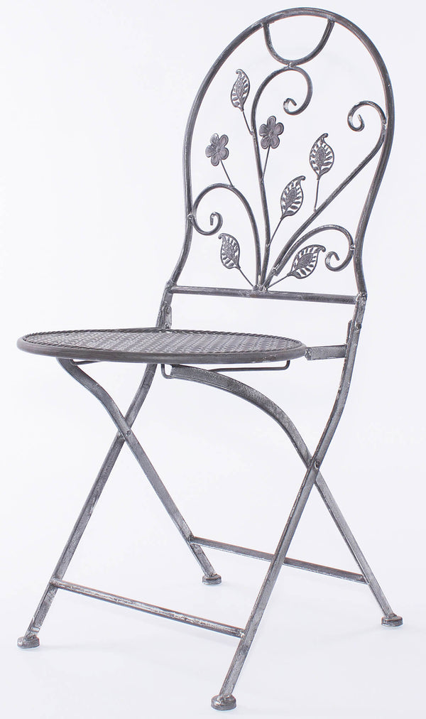 prezzo Chaise de jardin pliante 40x50xH94 cm en métal noir