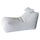 Lit bébé méridienne 120x70x65 cm avec coussin en polyester Armonia blanc